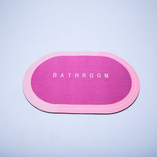Elegant Oval Bathroom Anti-Slip Mat