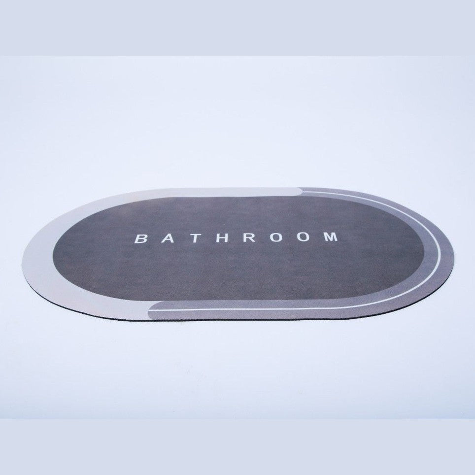 Elegant Oval Bathroom Anti-Slip Mat