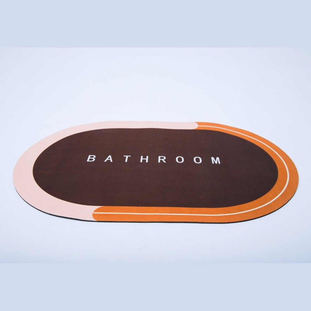 Elegant Oval Bathroom Anti-Slip Mat