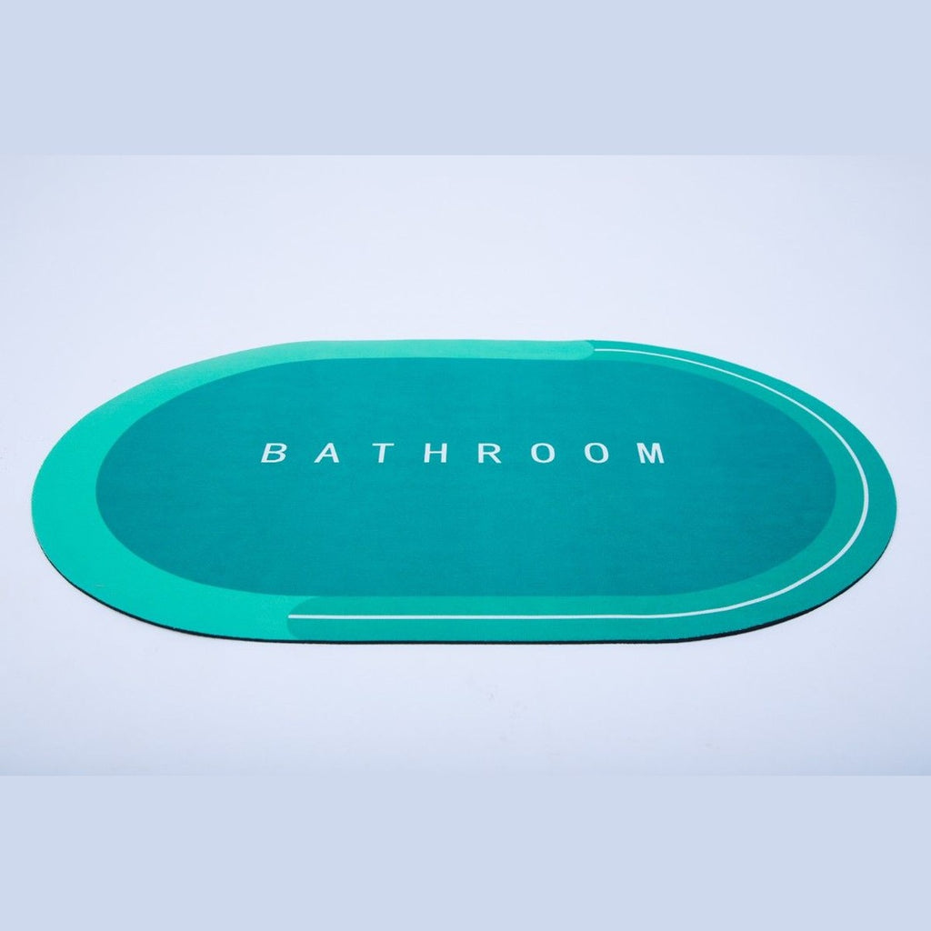 Elegant Oval Bathroom Anti-Slip Mat
