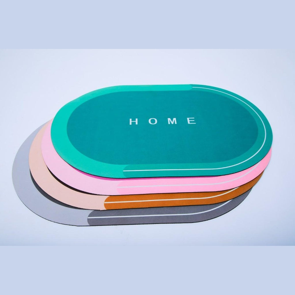 Modern  Oval Home Doormat