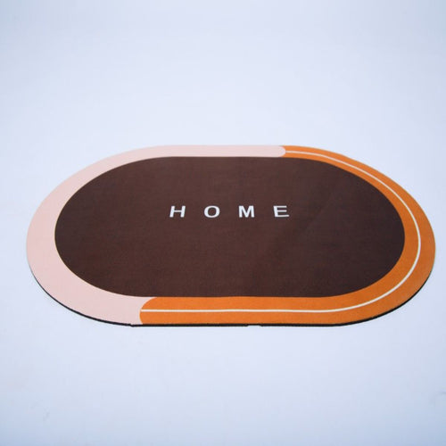 Modern  Oval Home Doormat