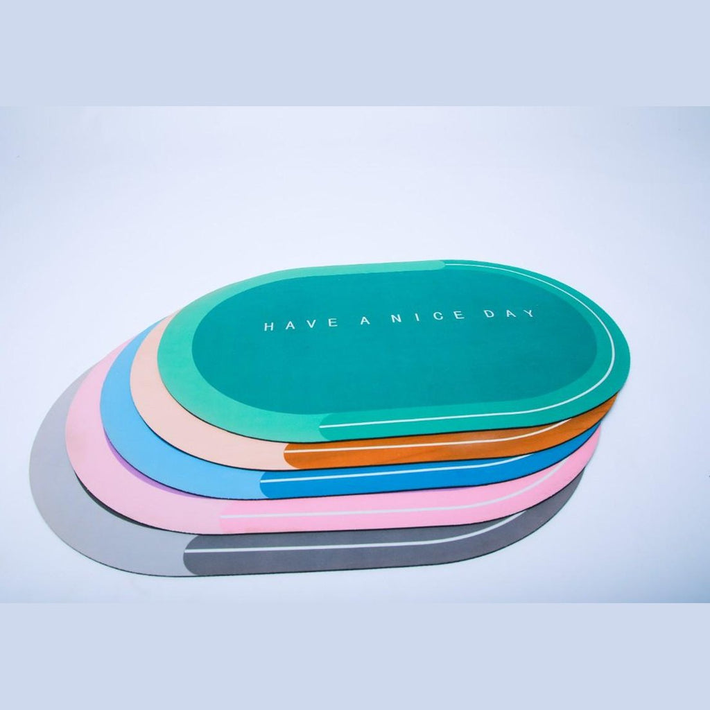 Stylish Oval Home Doormat