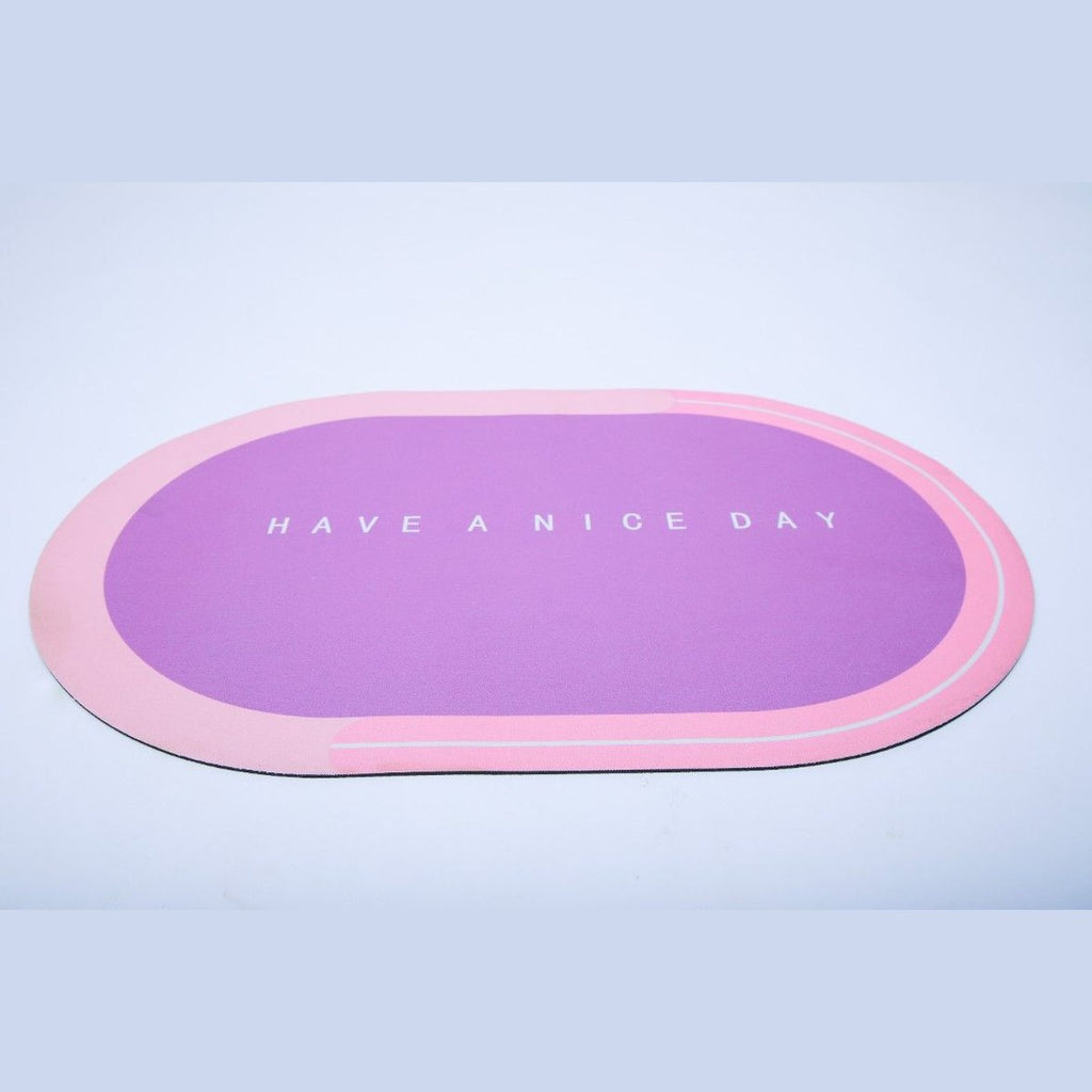 Stylish Oval Home Doormat