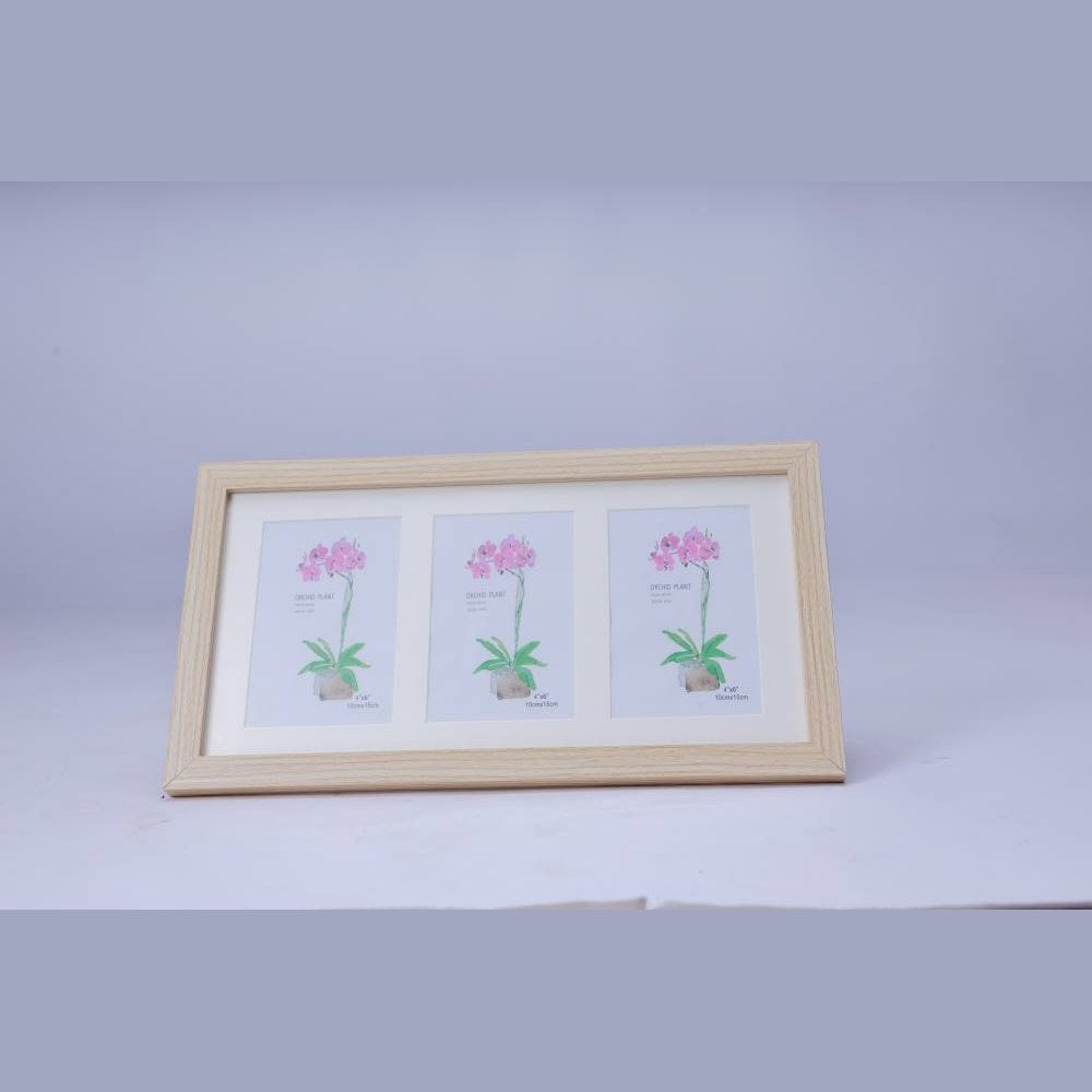 Natural Wooden Cactus Art Photo Frame