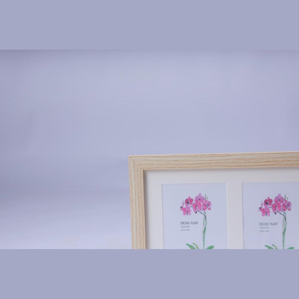 Natural Wooden Cactus Art Photo Frame