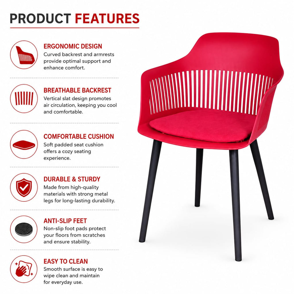 RED CAFE CHAIR