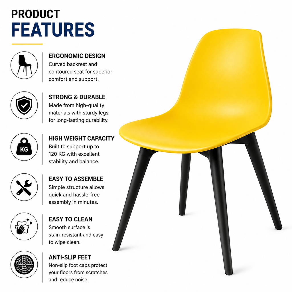 AS CAFE CHAIR YELLOW 17