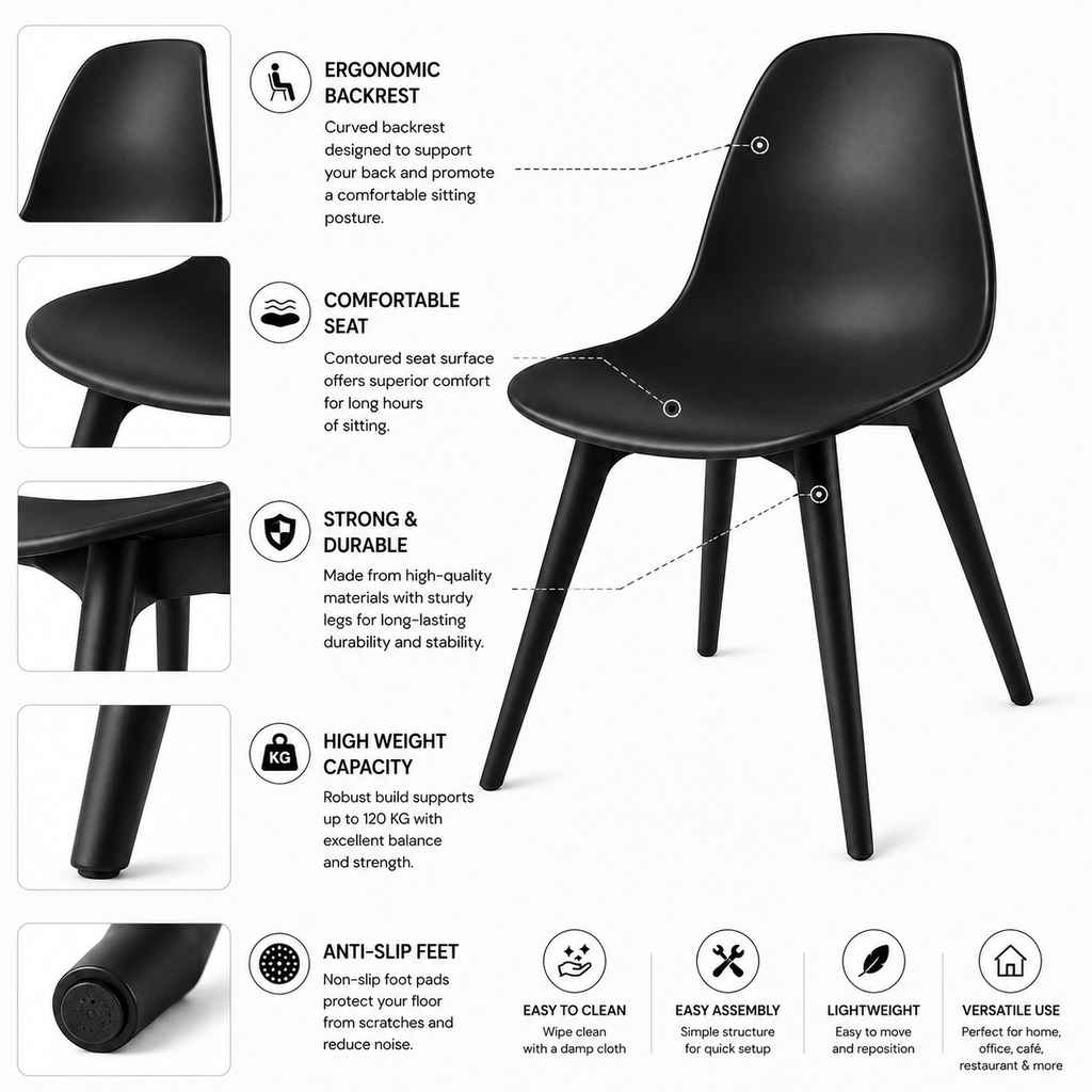 AS CAFE CHAIR BLACK 17