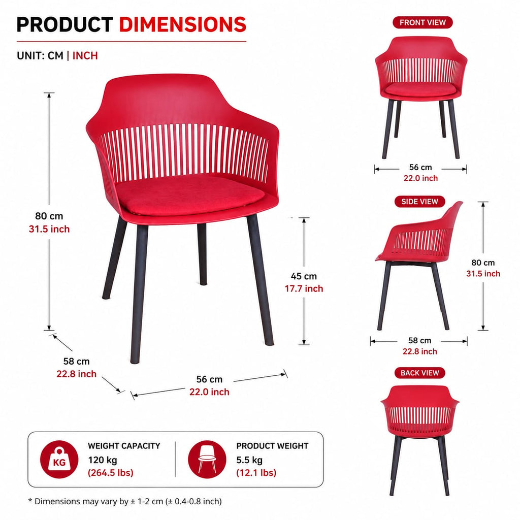 RED CAFE CHAIR