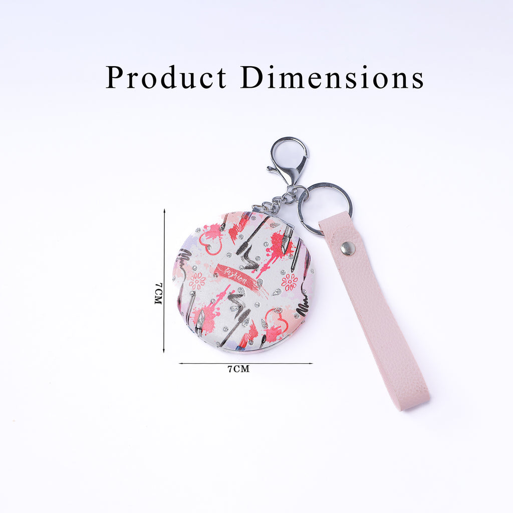 Circle Frame Pocket Mirror – Compact & Stylish