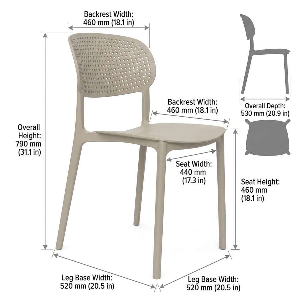 Brown Café Chairs