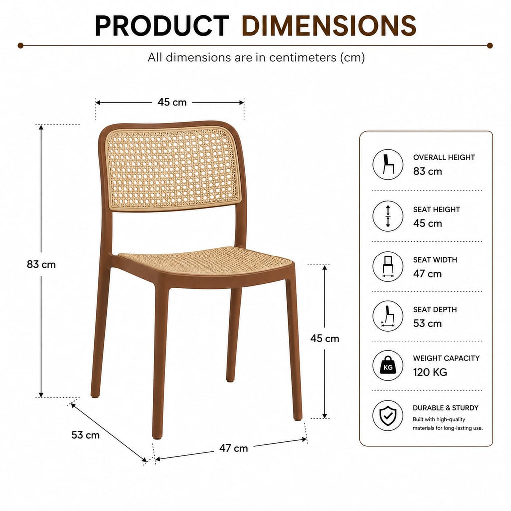 BROWN CAFE MINI CHAIR