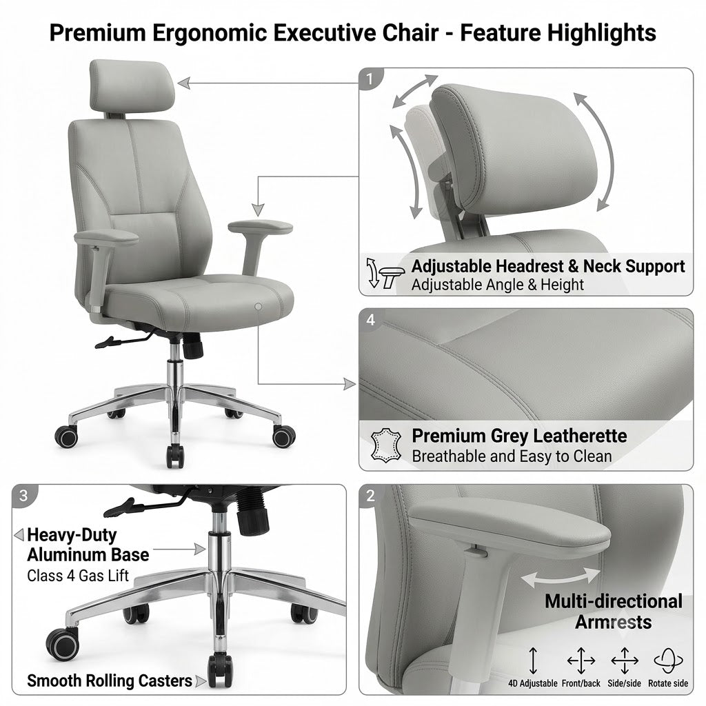 TITAN HB CHAIR REXINE