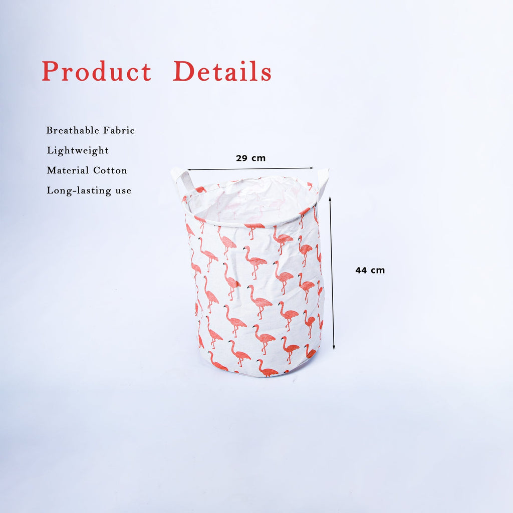 Foldable Grid Laundry Basket with Handles – Large Capacity Clothes Storage Hamper