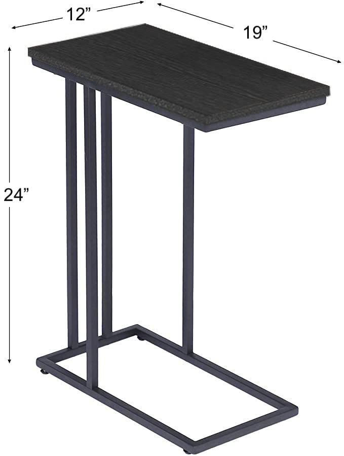 ET 19 19 END TABLE BLACK