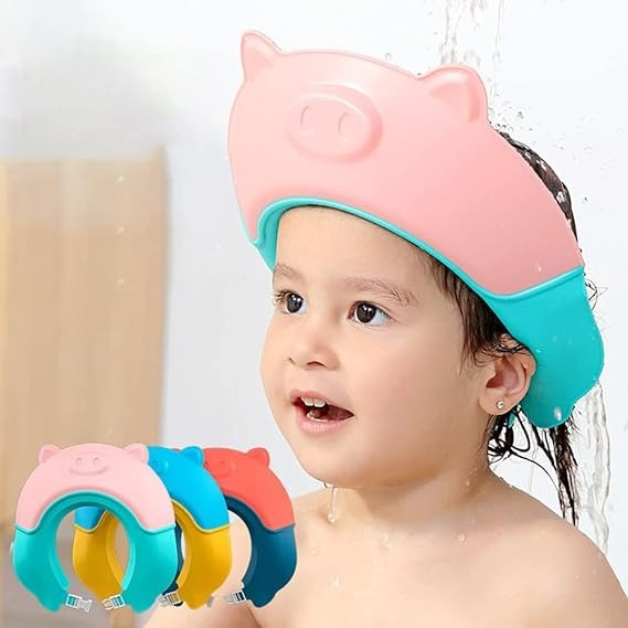 Baby bath hat flexible, and skin-friendly material