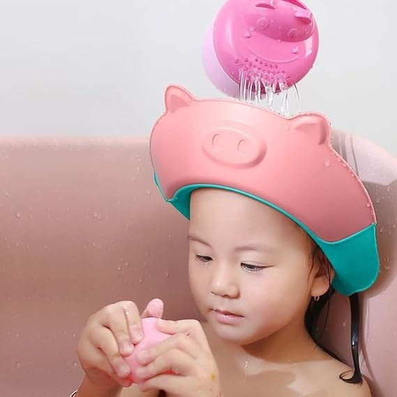 Baby bath hat flexible, and skin-friendly material