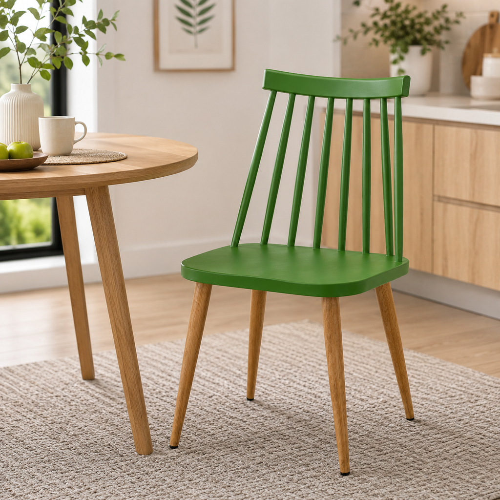 XANA GREEN DINING CHAIR