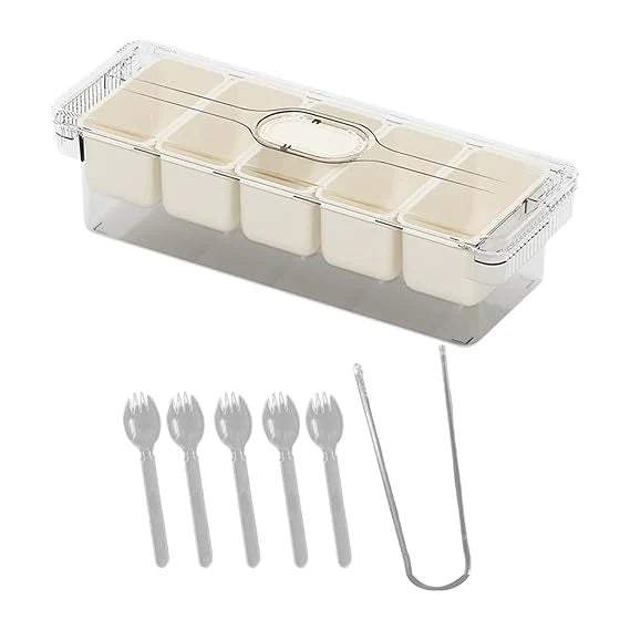 Divided Serving Tray Portable Travel for Desserts