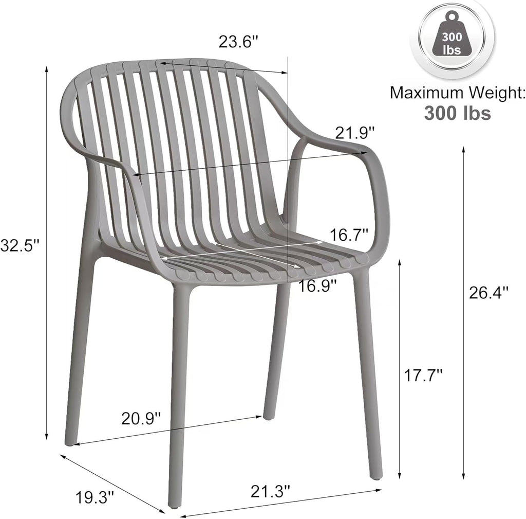 GREY CAFE CHAIR