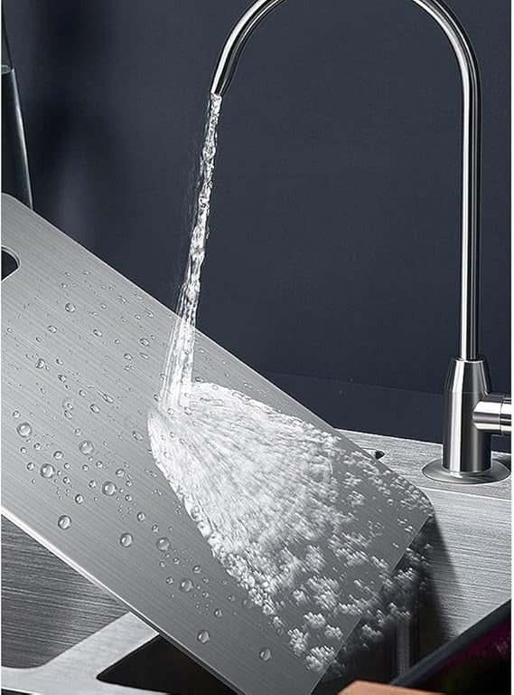 Stainless Steel Chopping Board Double Sided Portable Handle