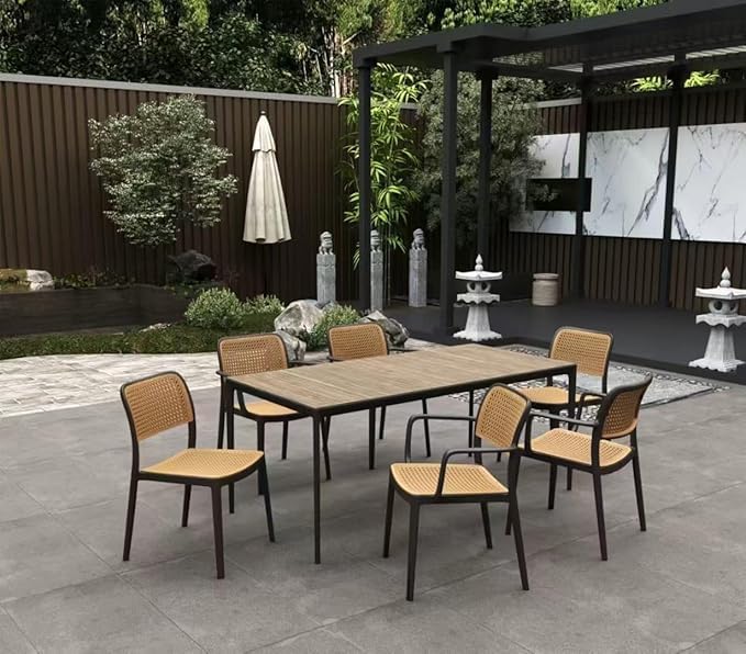 Chair for Cafeteria | Arm Chair | Accent Chair for Living Room Home, Bedroom, Cafe and Hotels | Black