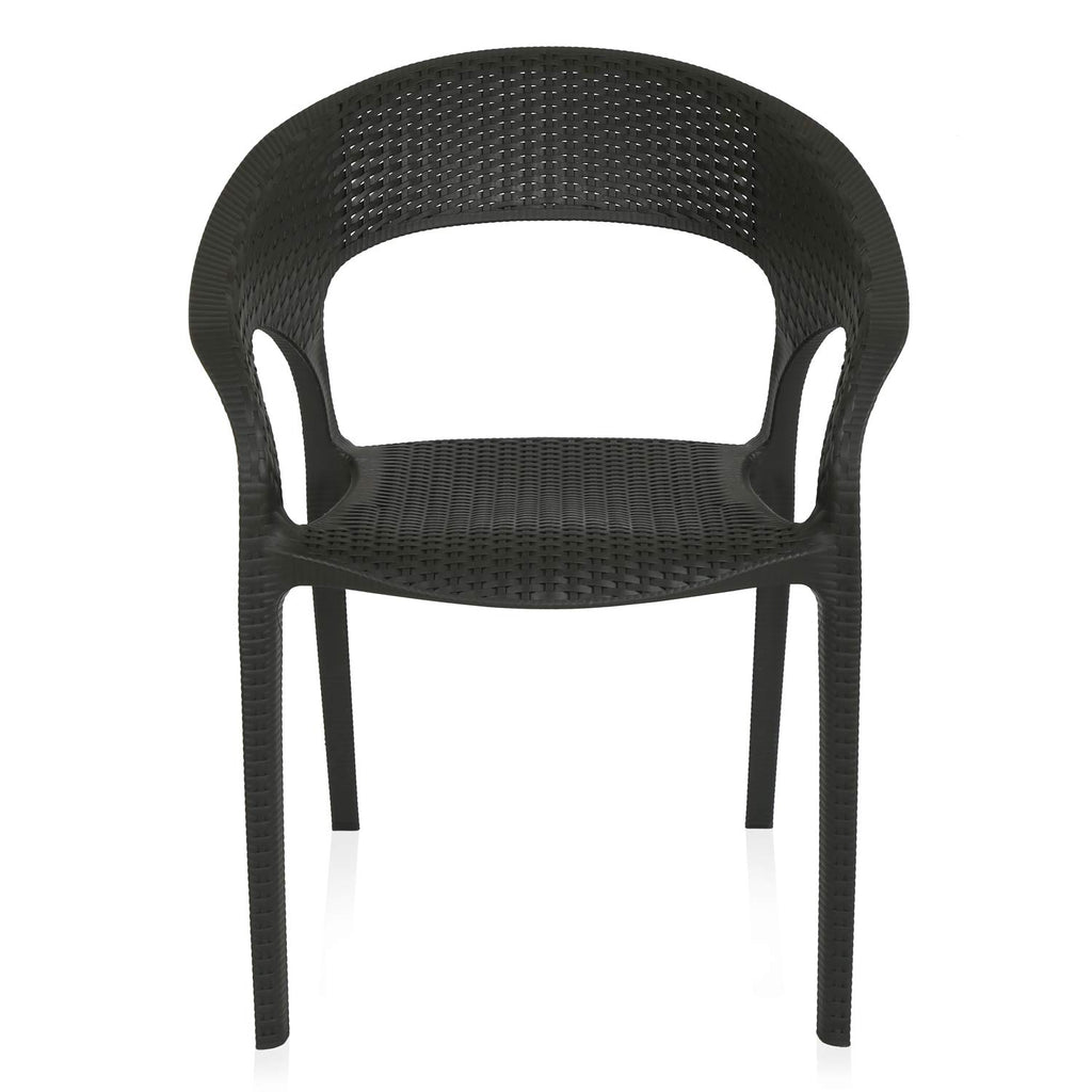Plastic Mid Back Chair | Chairs for Home| Dining Room| Bedroom| Kitchen| Living Room| Office - Outdoor - Garden | Dust Free |100% Polypropylene Stackable Chairs