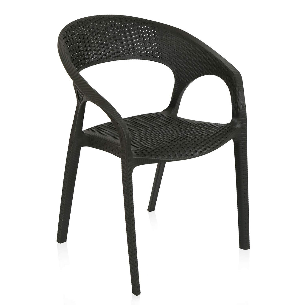 Plastic Mid Back Chair | Chairs for Home| Dining Room| Bedroom| Kitchen| Living Room| Office - Outdoor - Garden | Dust Free |100% Polypropylene Stackable Chairs