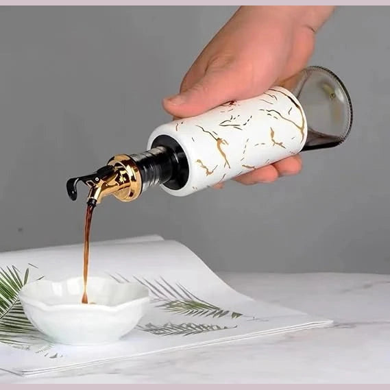 Elegant Glass Oil Dispenser Bottle