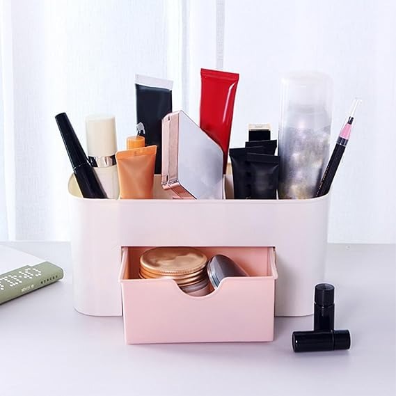 Multi-Compartment Desk Organizer with Drawer