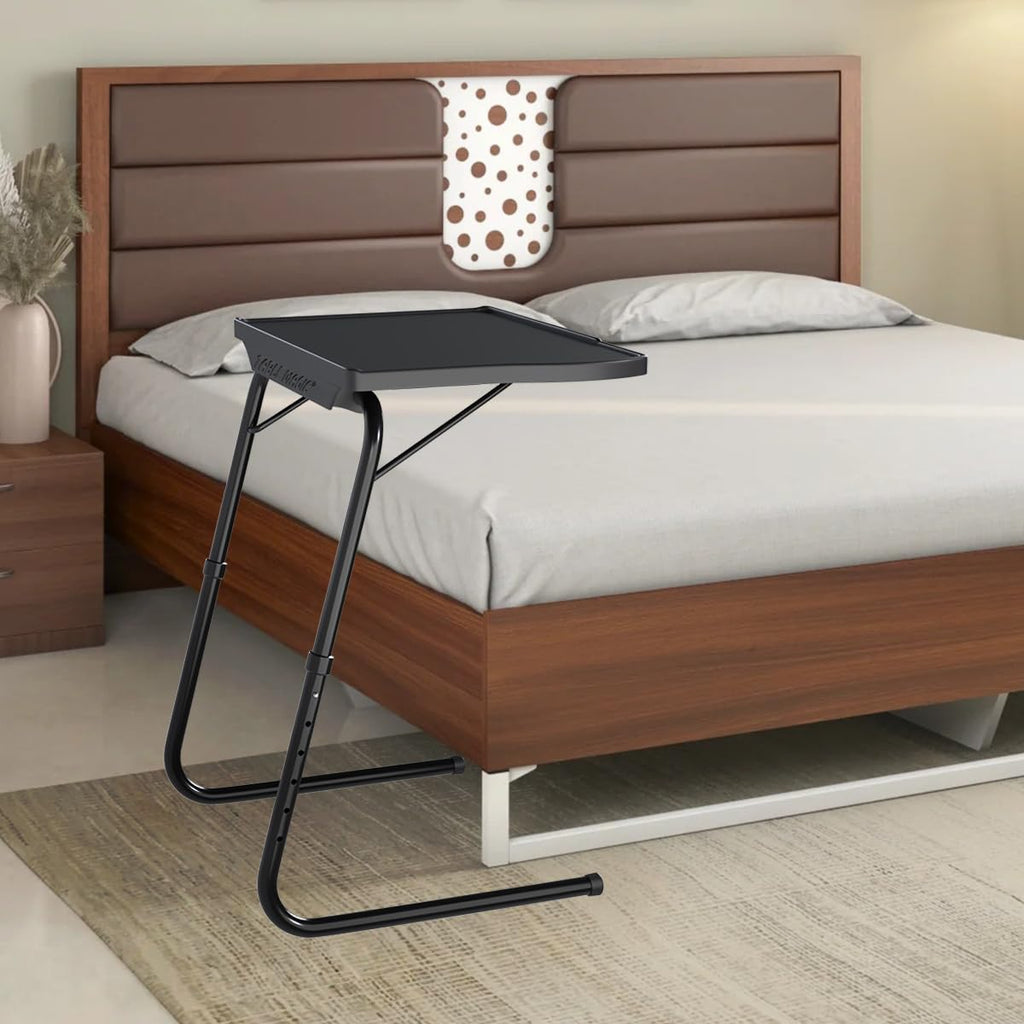 Multipurpose Height Adjustable Laptop Table Mat Finish, Lap Desk Work from Home & Study Desk