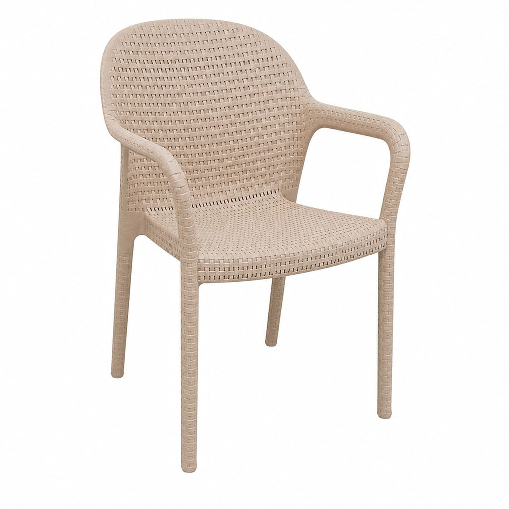 Beige Outdoor Chair 04
