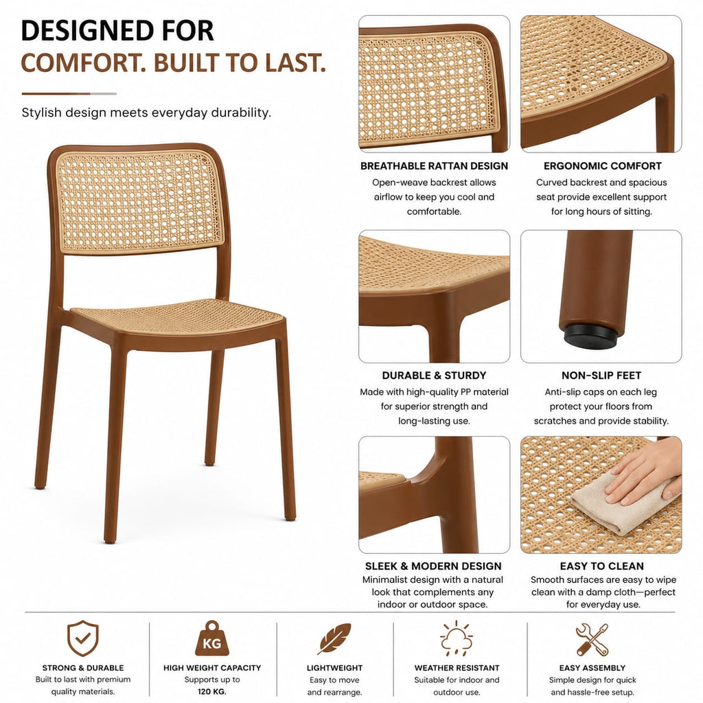 BROWN CAFE MINI CHAIR