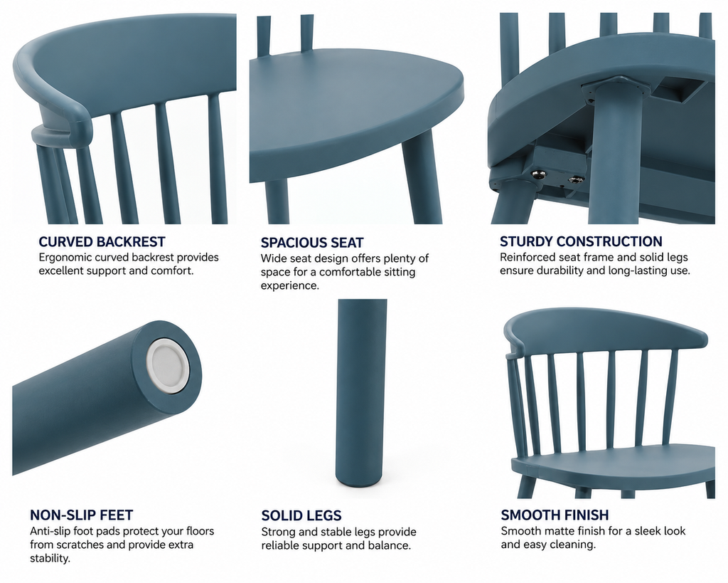 DARK GREEN CAFE CHAIR
