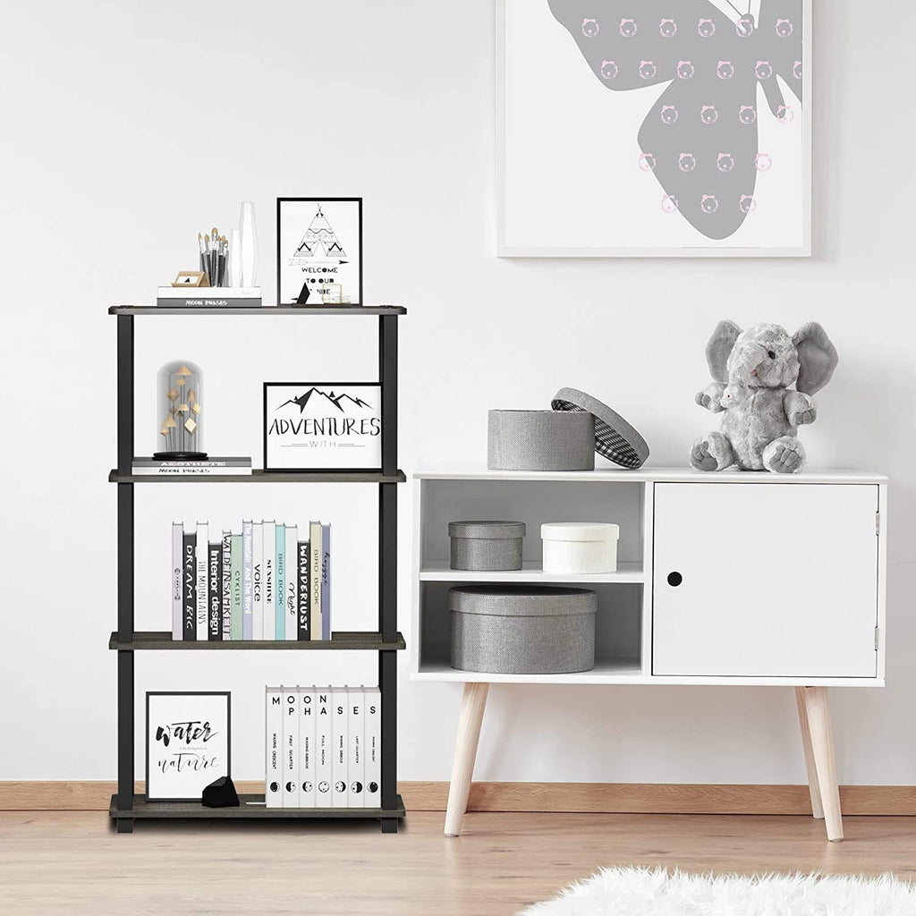 4 Tier Rack Wall Shelf For Living Bed Room Home Office| Display Organizer With Utility Storage For Home Déco