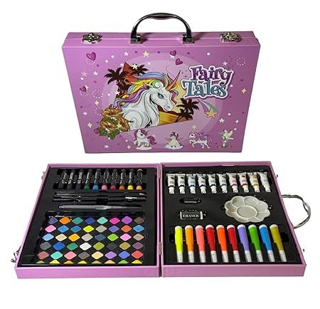 Trending kids painting kit | Perfect for gifting | Colour Kit With Suitcase