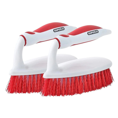 Scrub Brush Red Cleaning Pad comfort grip