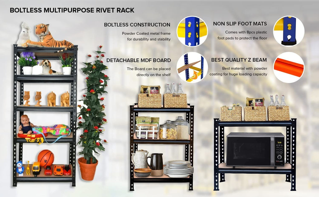 Laminated medium size Boltless rack