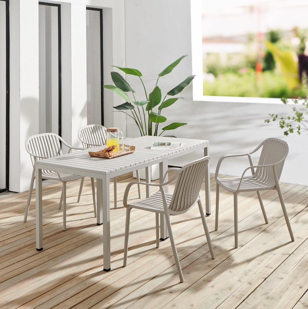 GREY CAFE CHAIR