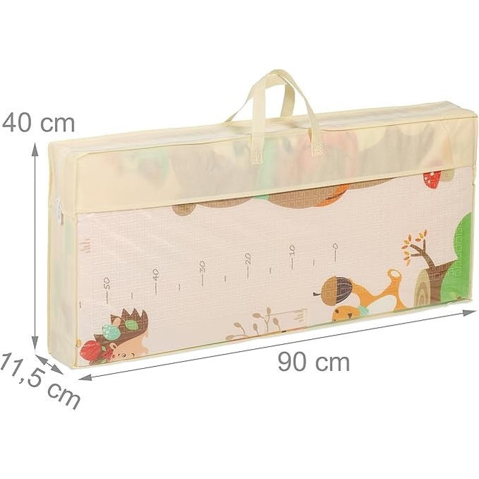 Foldable children's play mat