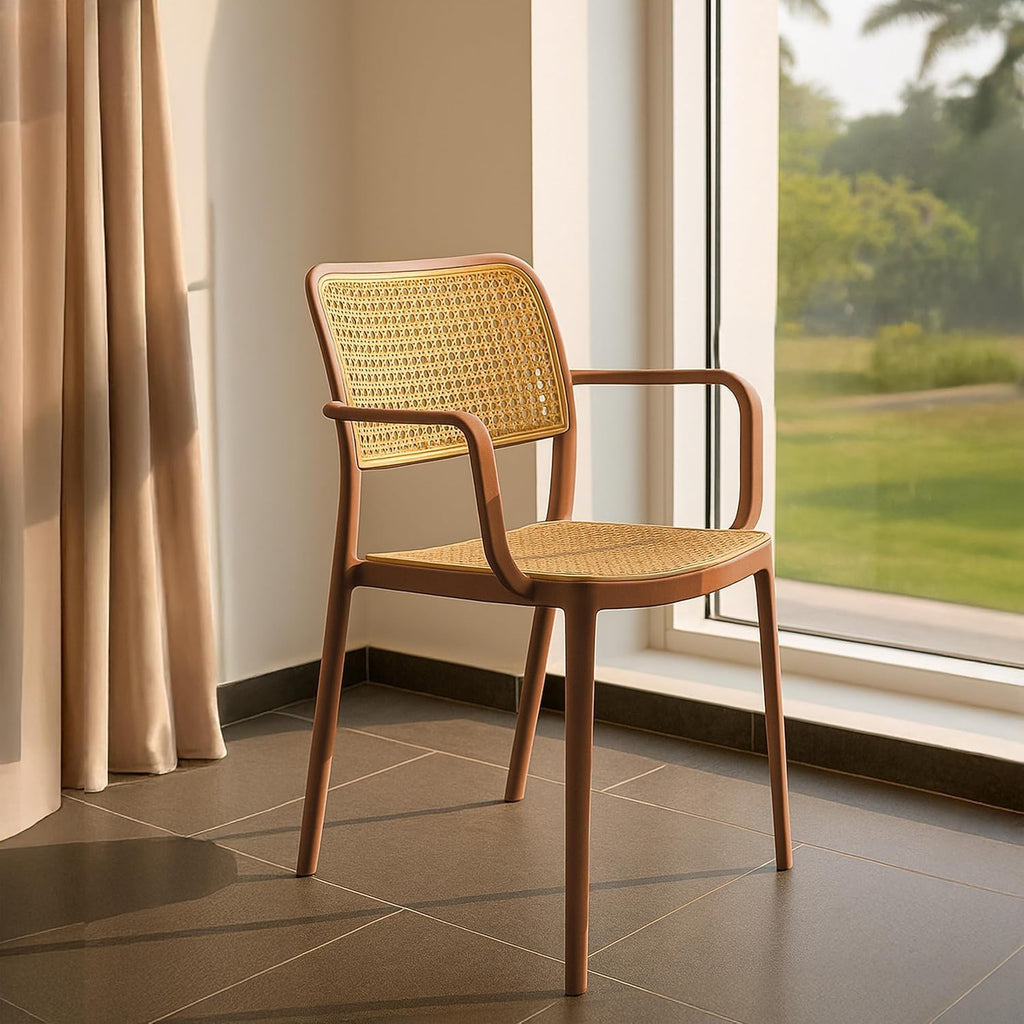 Chair for Cafeteria | Arm Chair | Accent Chair for Living Room Home, Bedroom, Cafe and Hotels