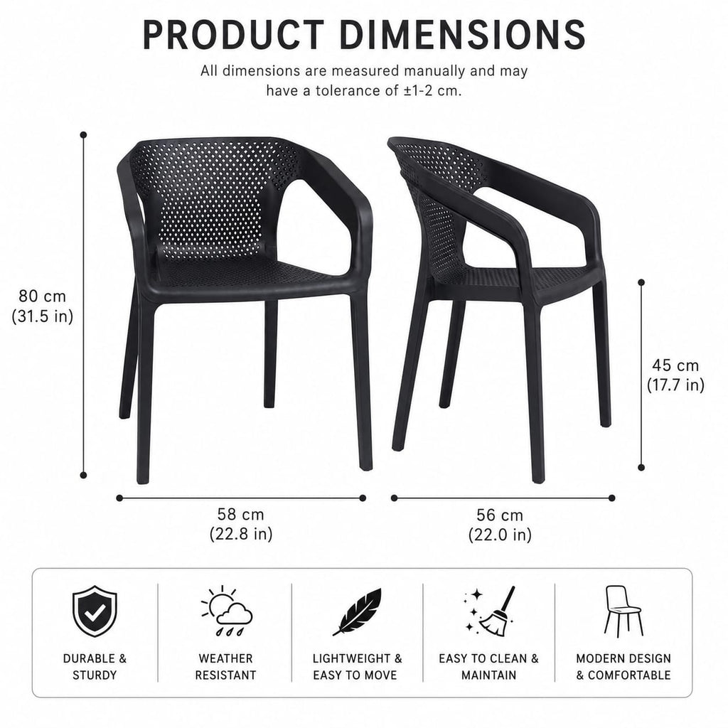 Black Outdoor Chair 03