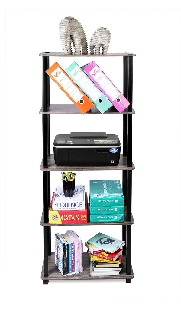 5 Tier shelf | Shelf For Living Bed Room Home Office Multipurpose Storage Shelves & Display Organizer W/ Utility Storage For Home