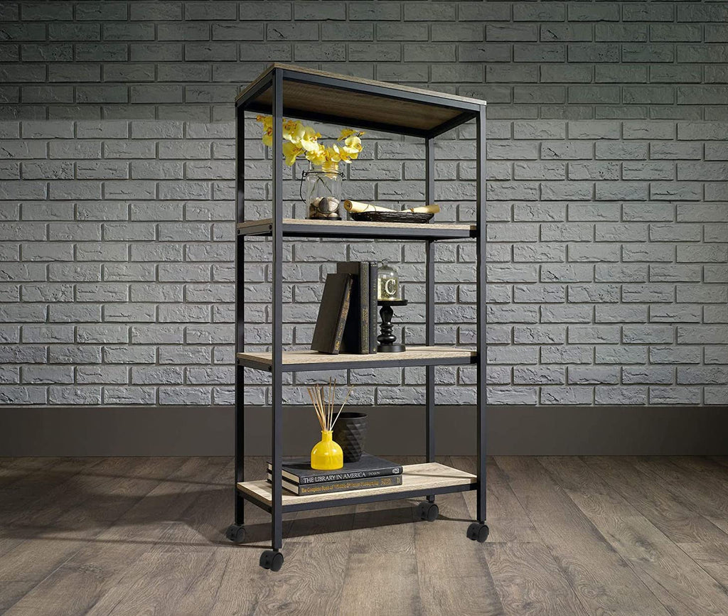 4 -Shelves Heavy Duty Rack with Wheels Rack for Laundry Bathroom Kitchen Storage Cart