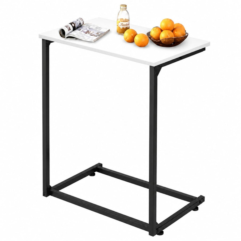 LAPTOP TABLE WHITE MARBLE