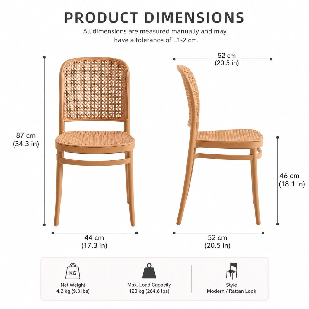 Beige Café Chair