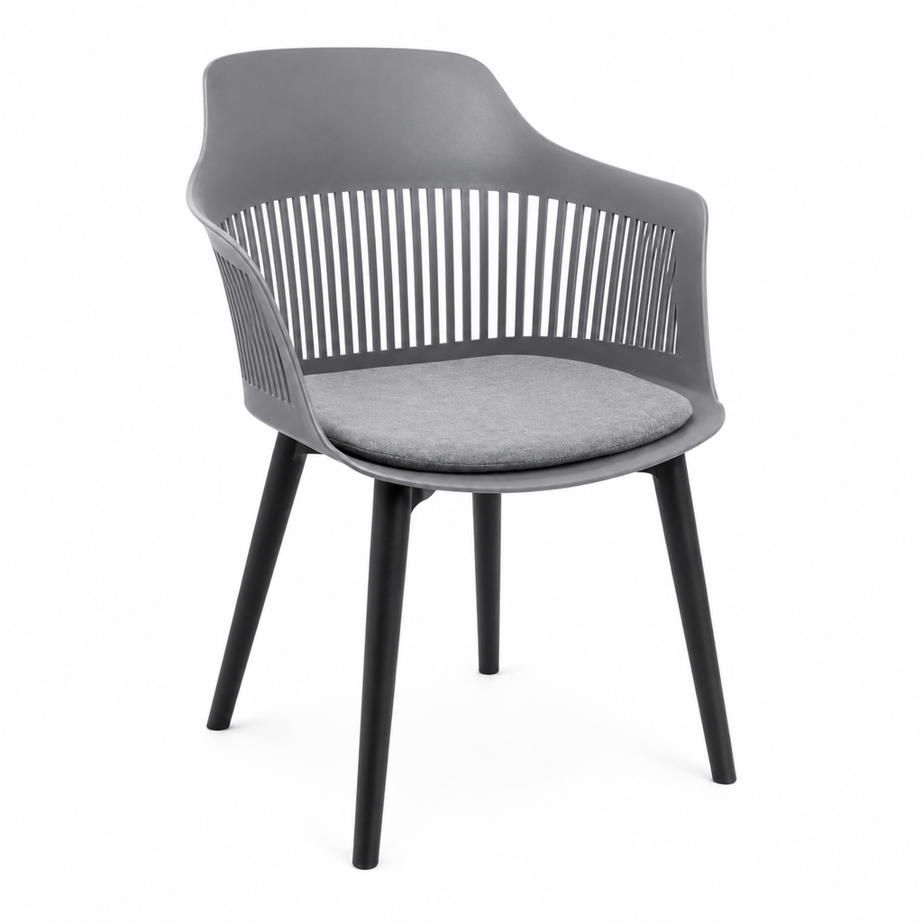 GREY CAFE CHAIR