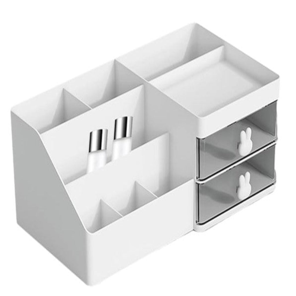 Multi-Compartment Desktop Organizer with Drawers