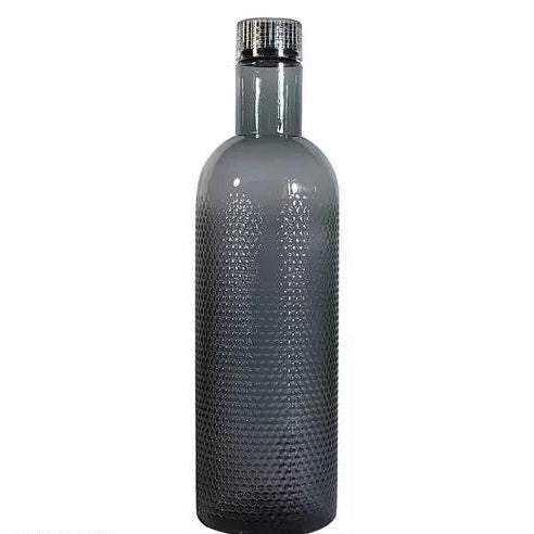 Textured Glass Water Bottle